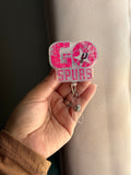 GSG pink badge reel